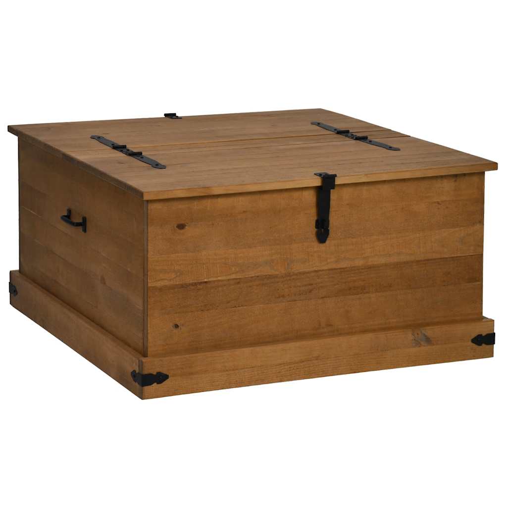 Škrinja za pohranu HALDEN 91x91x47 cm puno drvo bor