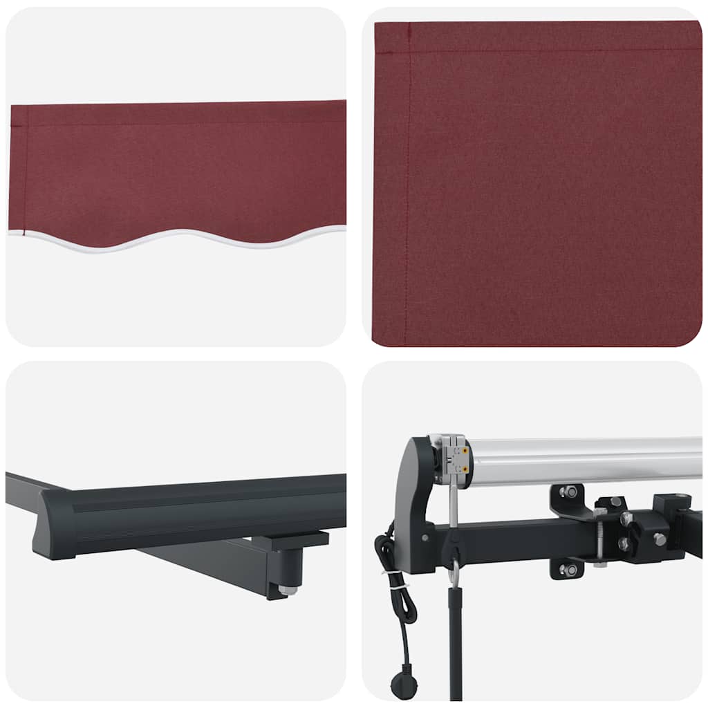 Tenda na automatsko uvlačenje bordo 300 x 250 cm