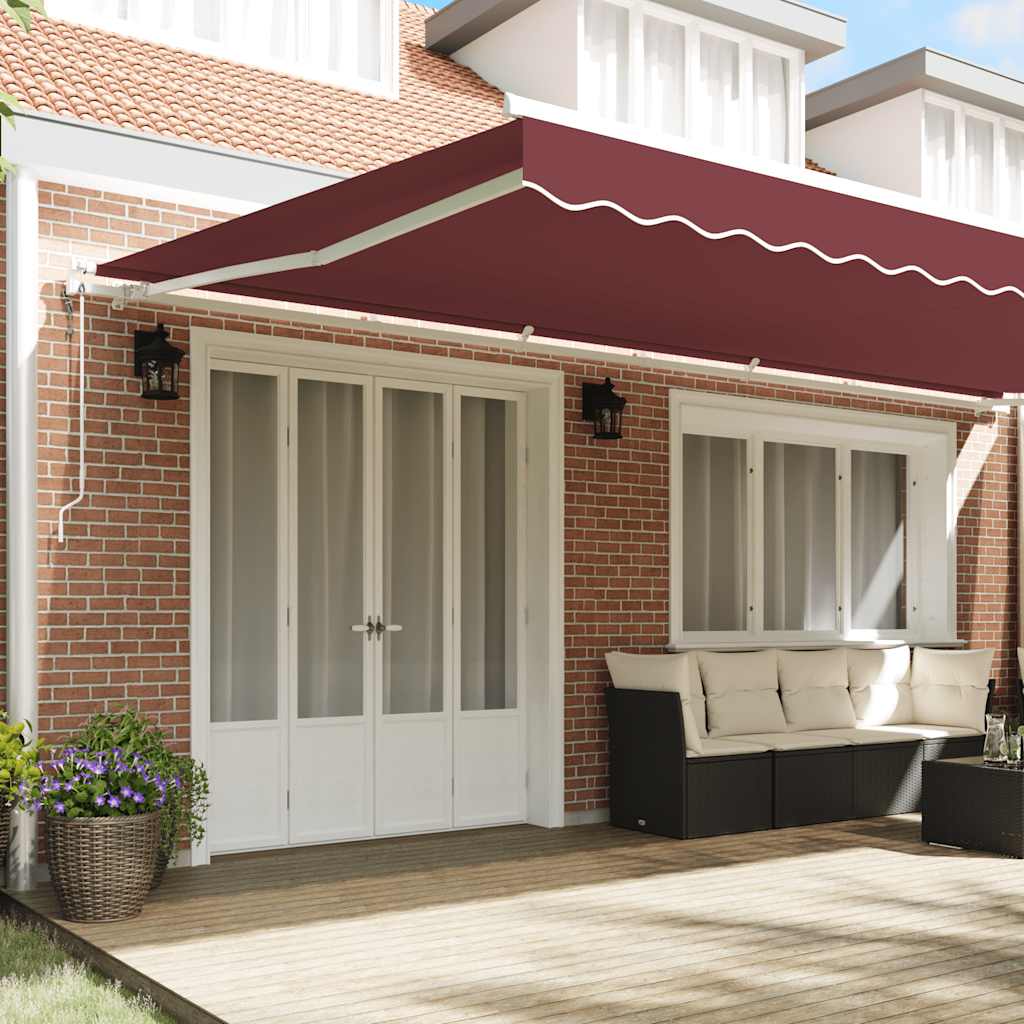 Tenda na automatsko uvlačenje bordo 600 x 300 cm