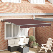 Tenda na automatsko uvlačenje smeđa 300 x 250 cm