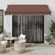 Tenda na automatsko uvlačenje smeđa 350 x 250 cm