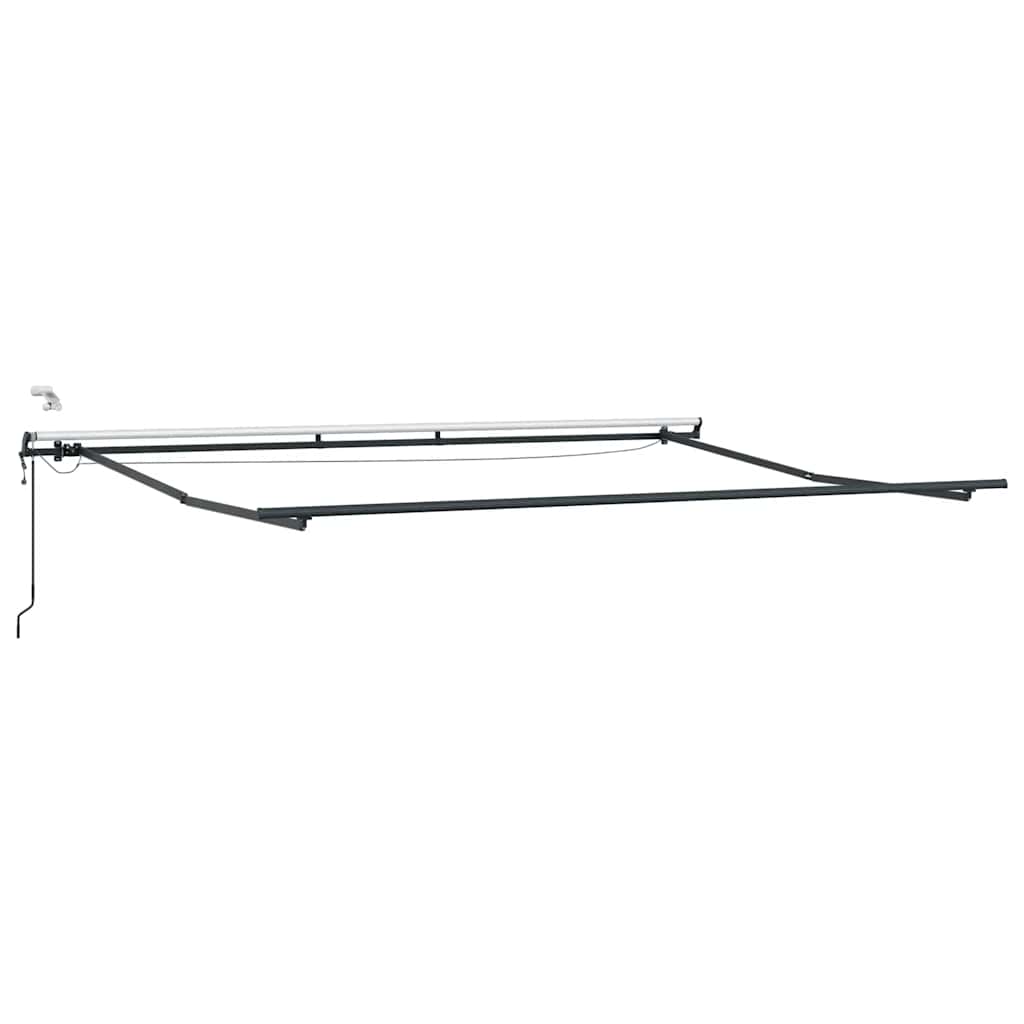 Tenda na automatsko uvlačenje s LED smeđa 450 x 300 cm