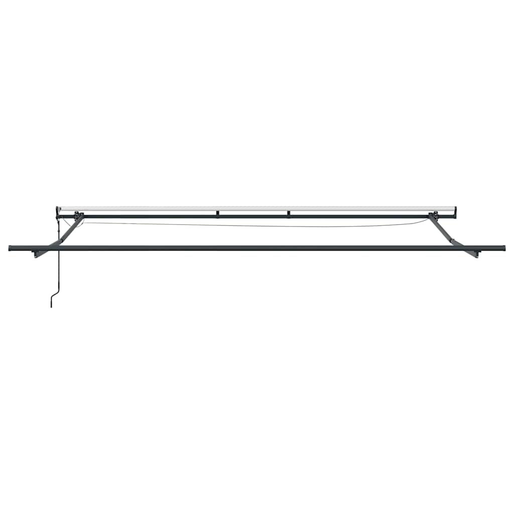 Tenda na automatsko uvlačenje s LED smeđa 500x300 cm