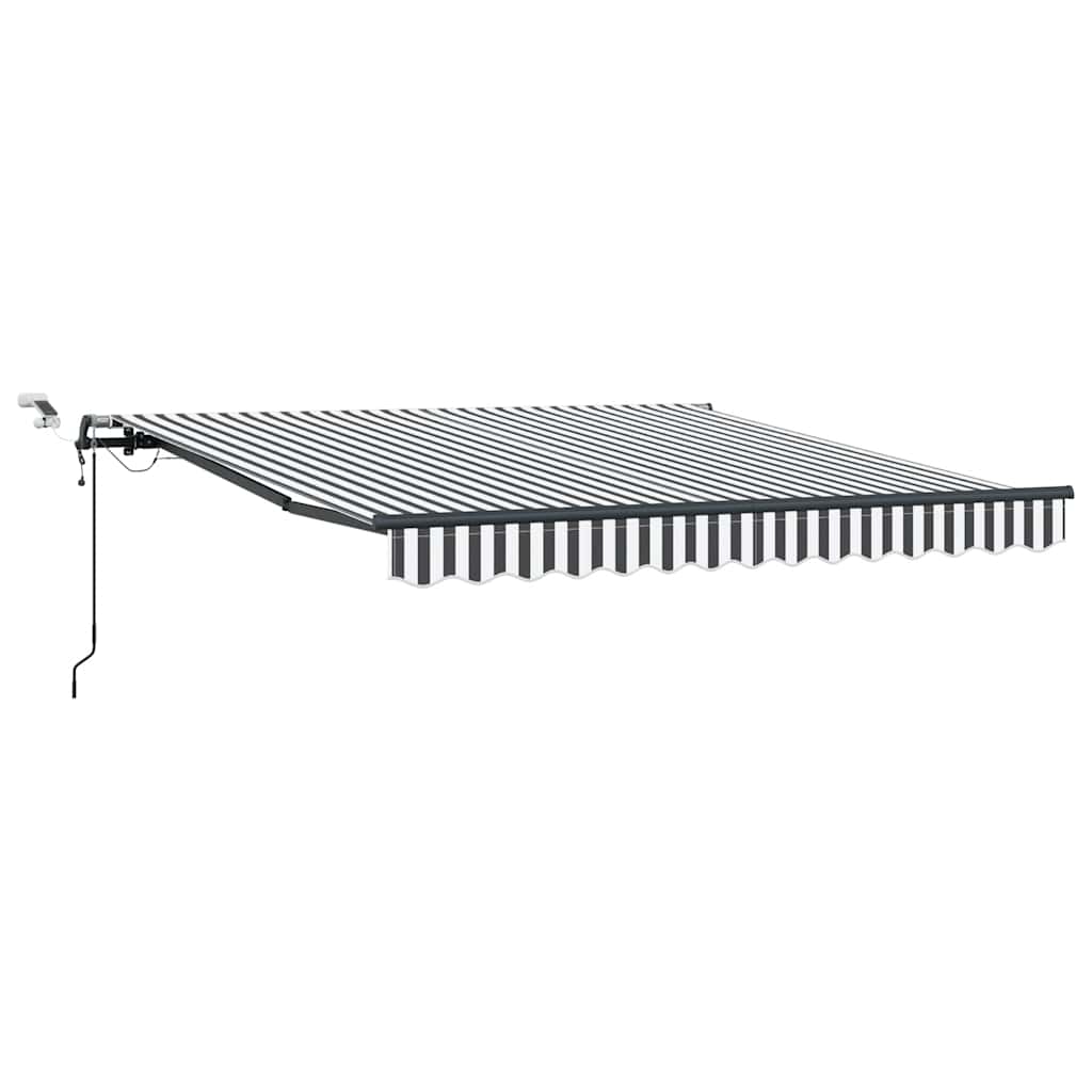 Tenda na automatsko uvlačenje LED antracit i bijela 300x250 cm