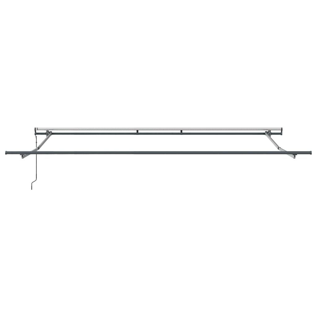 Tenda na automatsko uvlačenje antracit i bijela 450x300 cm
