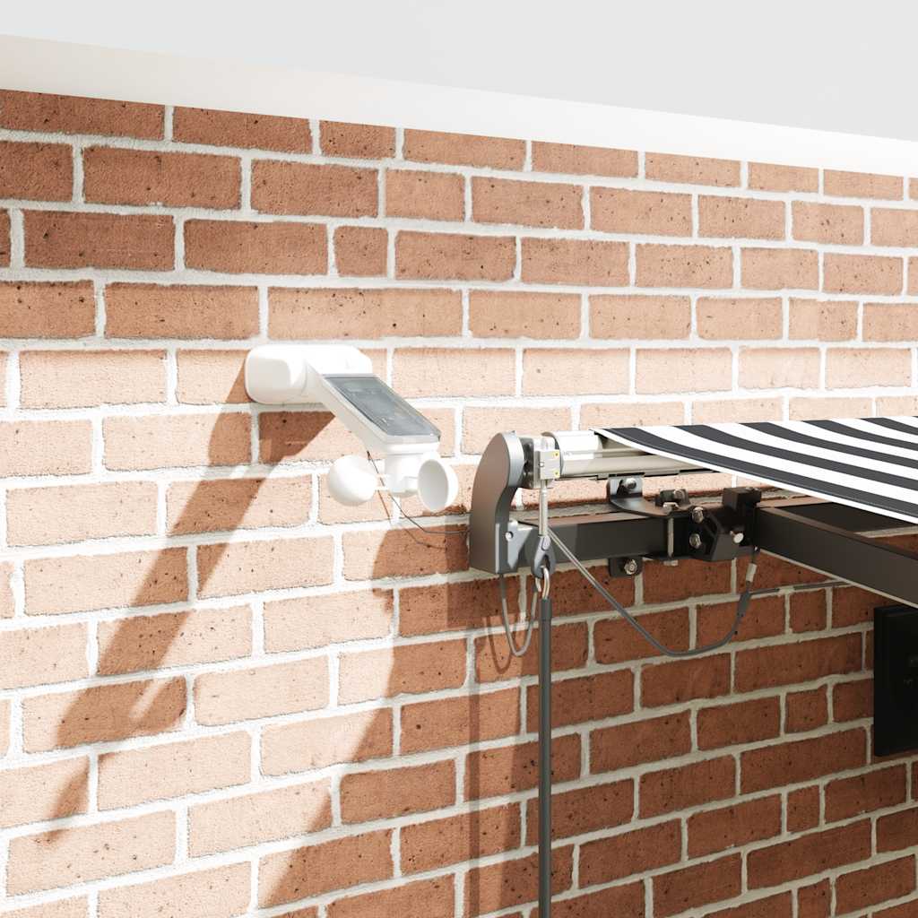 Tenda na automatsko uvlačenje LED antracit i bijela 450x300 cm