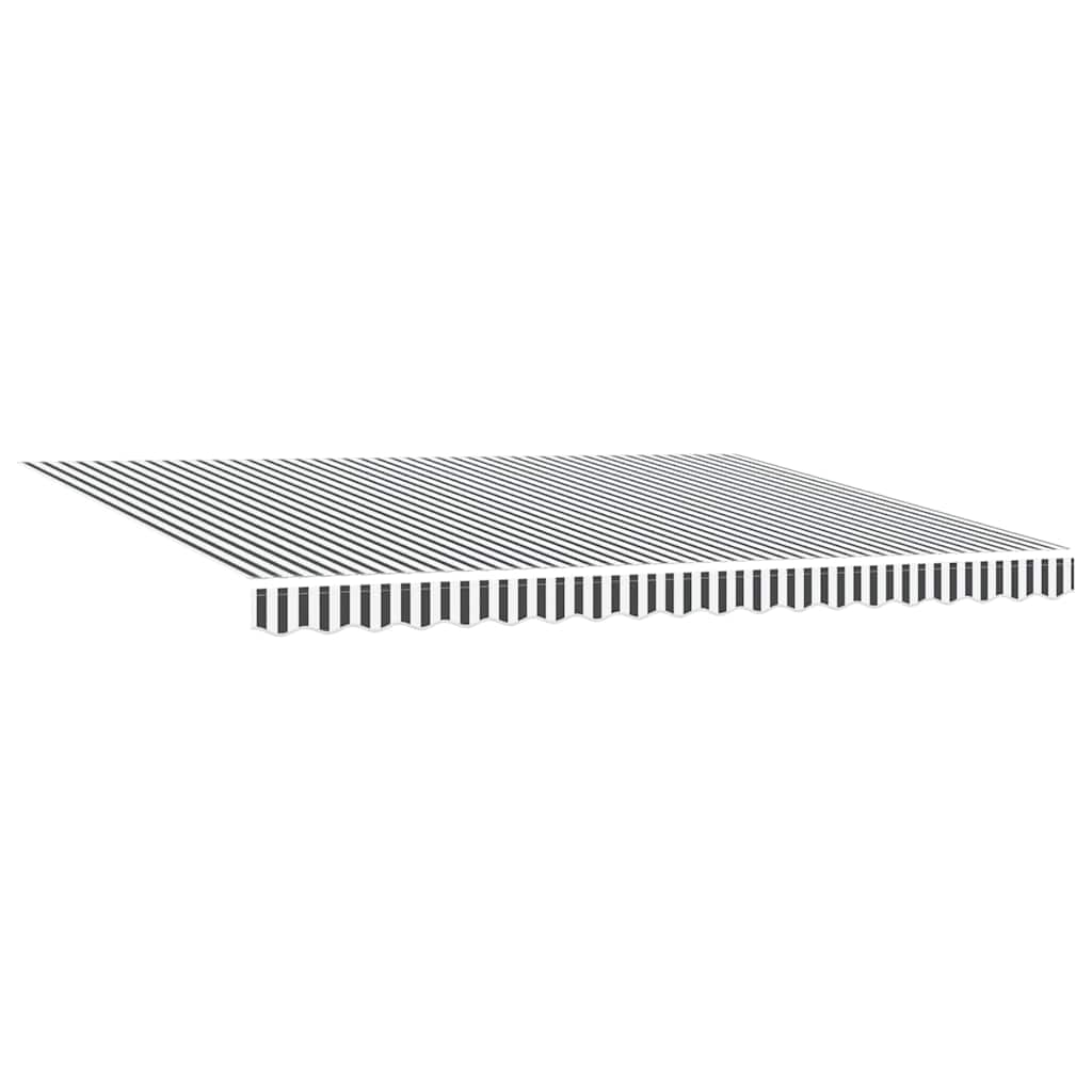 Tenda na automatsko uvlačenje LED antracit i bijela 450x300 cm