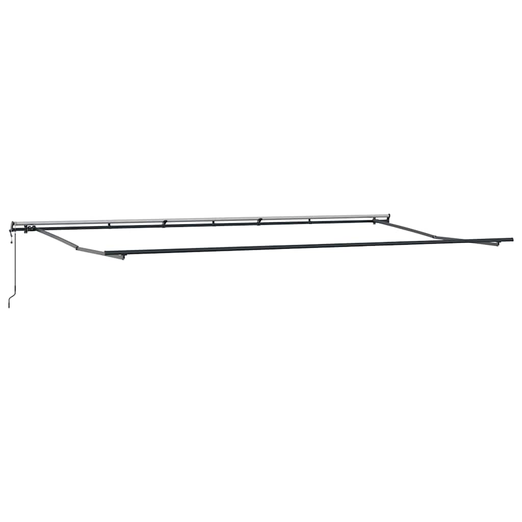 Automatska sklopiva tenda antracit i bijela 600x300 cm