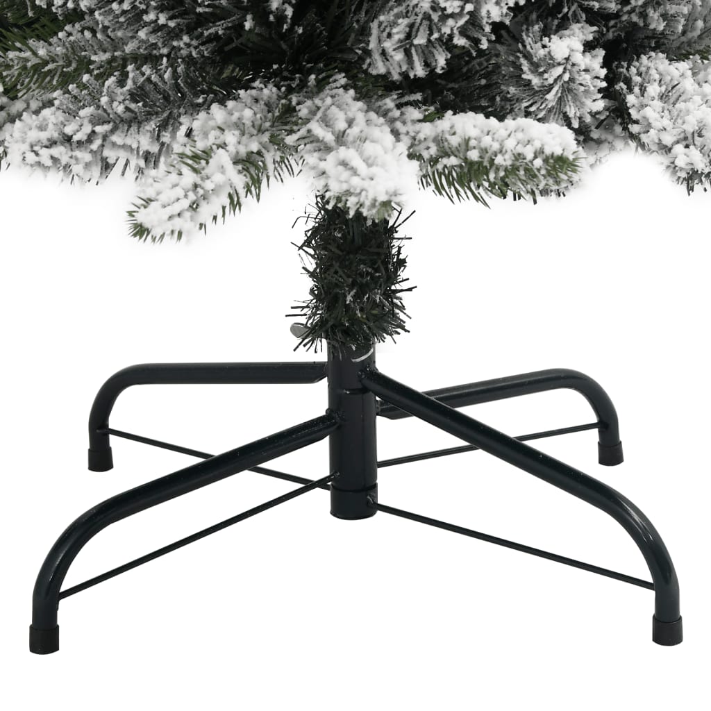 Umjetno usko božićno drvce sa snijegom 150 cm PVC i PE