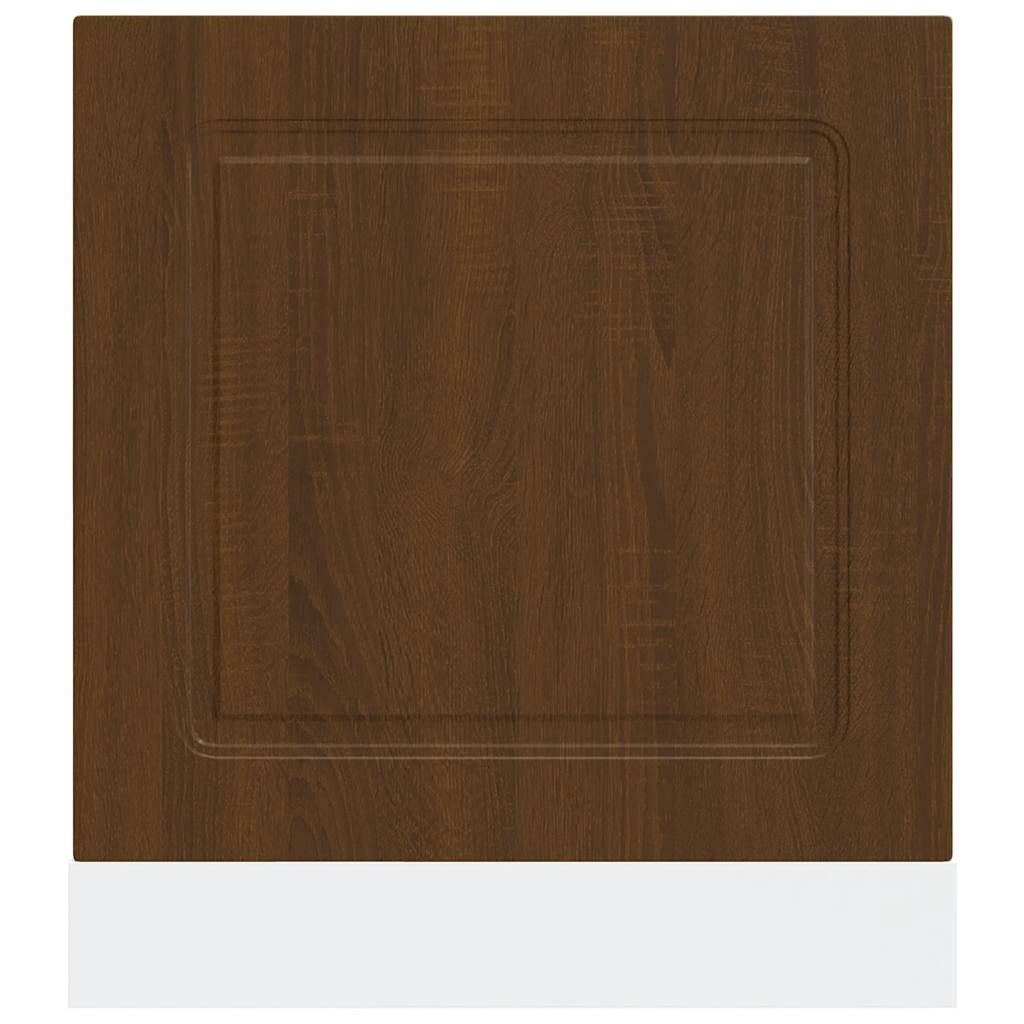 Ploča za perilicu posuđa Kalmar 60x1,5x57 cm konstruirano drvo Smeđa