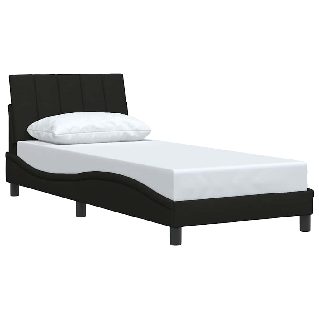 Okvir za krevet bez madraca Hanko crni 90x190cm od tkanine