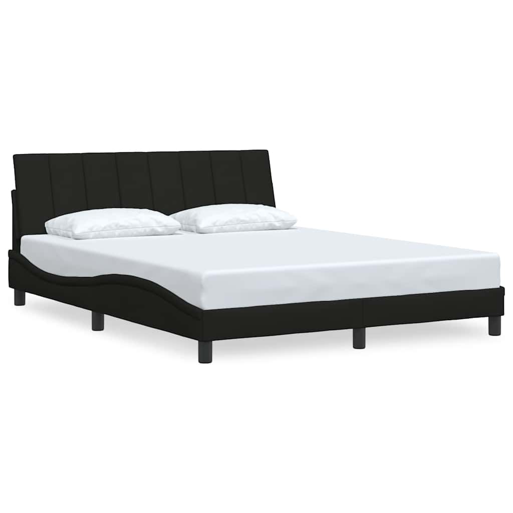 Okvir za krevet bez madraca Hanko crni 160x200 cm od tkanine