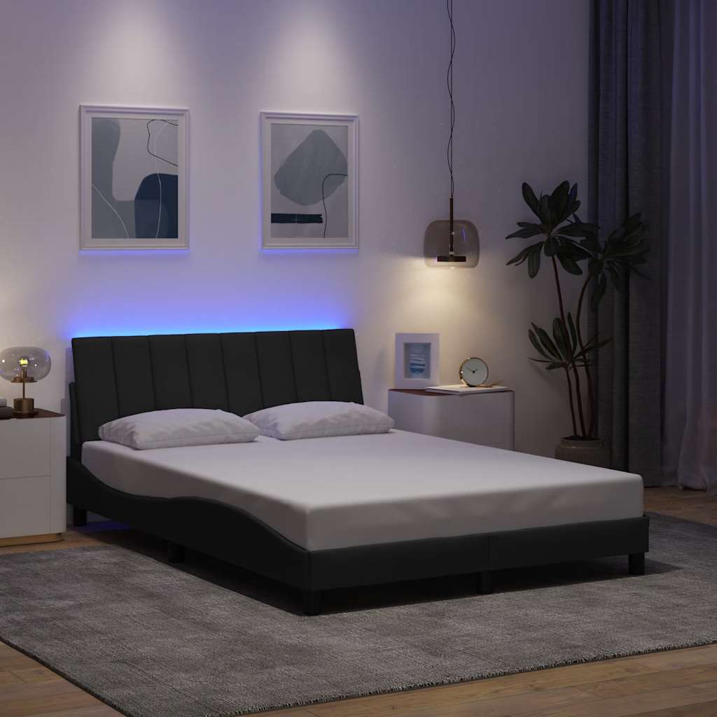 Okvir kreveta bez madraca Hanko tamnosivi 120 x 200 cm od tkanine