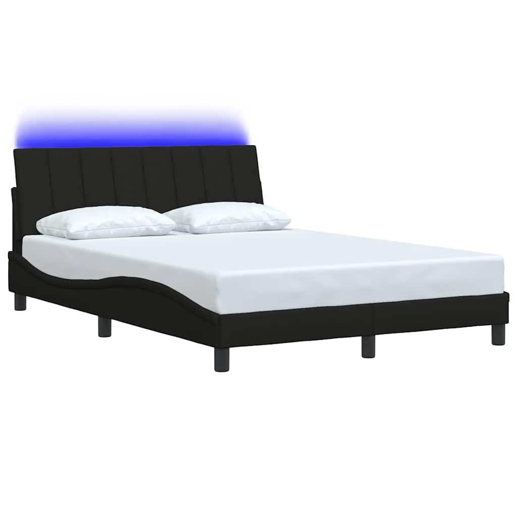 Okvir za krevet bez madraca Hanko crni 140x200 cm od tkanine