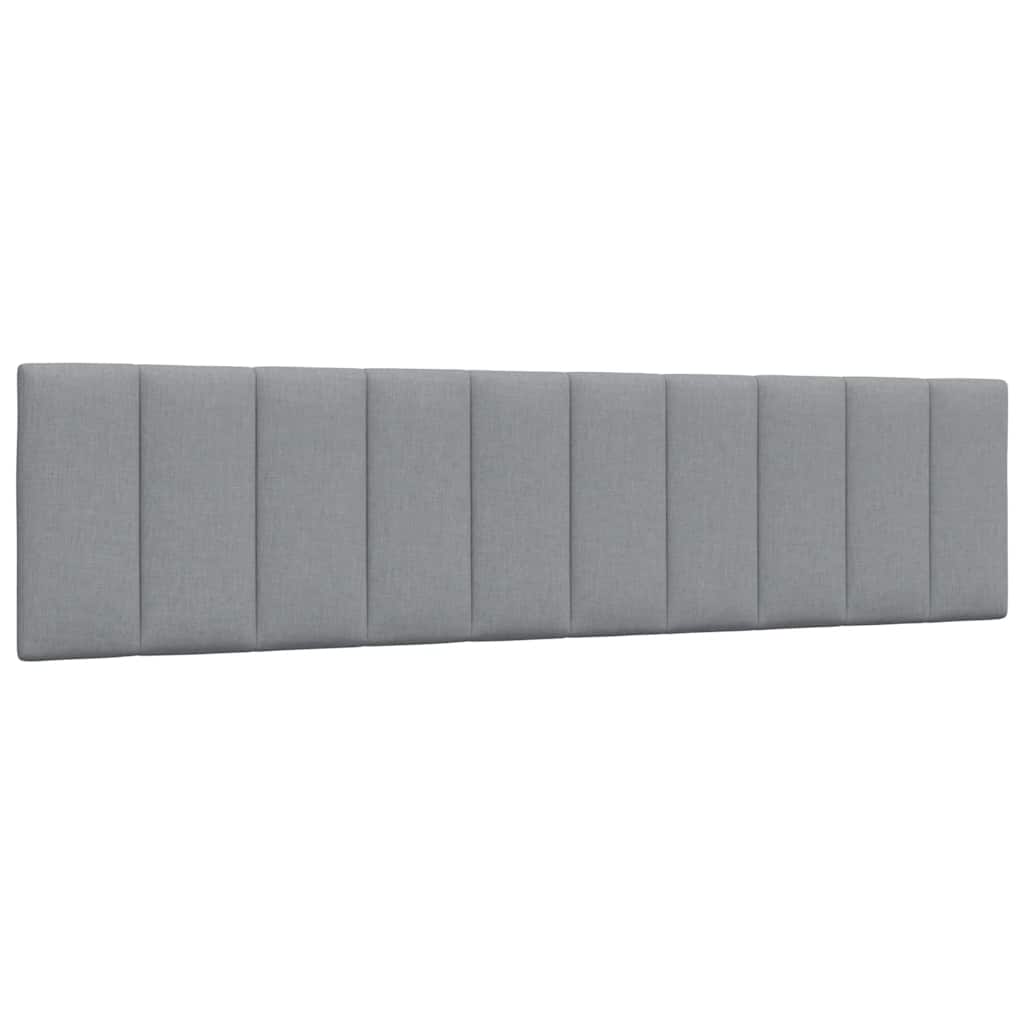 Okvir za krevet bez madraca Hanko svjetlosivi 200 x 200 cm od tkanine