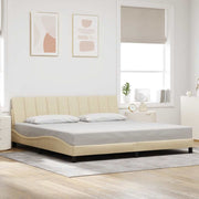 Okvir za krevet bez madraca Hanko krem 200x200 cm od tkanine