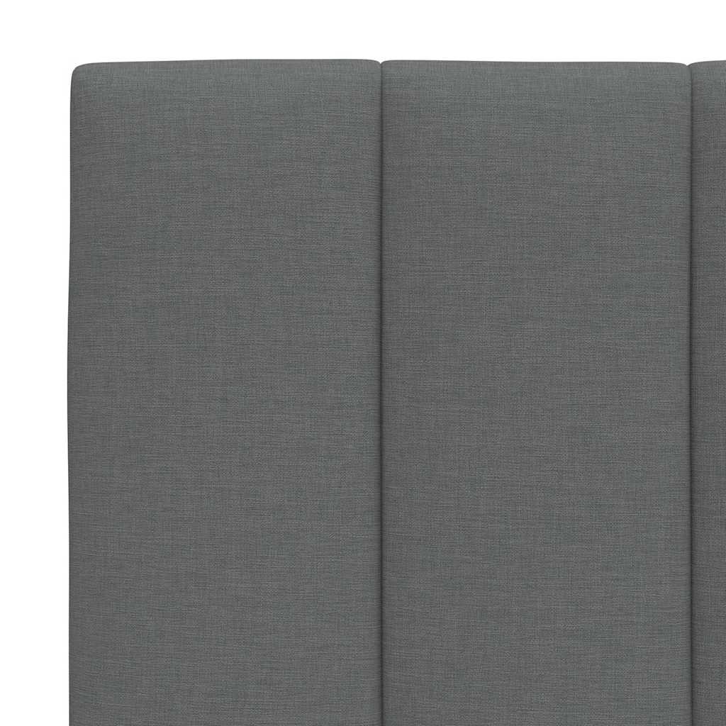 Krevet s madrac Hanko svjetlosivi 180x200cm tkanina