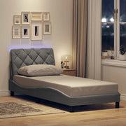 Okvir kreveta s LED-om bez madraca 90x200 cm od tkanine