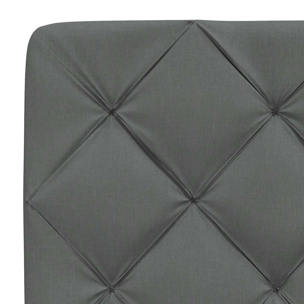 Krevet s madracem svjetlosivi 140x200 cm tkanina