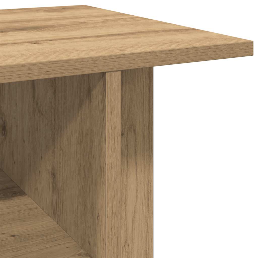 TV ormarić s kotačićima Artisan hrast 80x40x45 cm izrađeno drvo