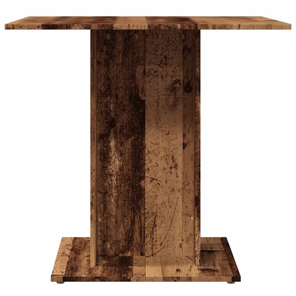 Blagovaonski stol staro drvo 80x80x75 cm konstruirano drvo