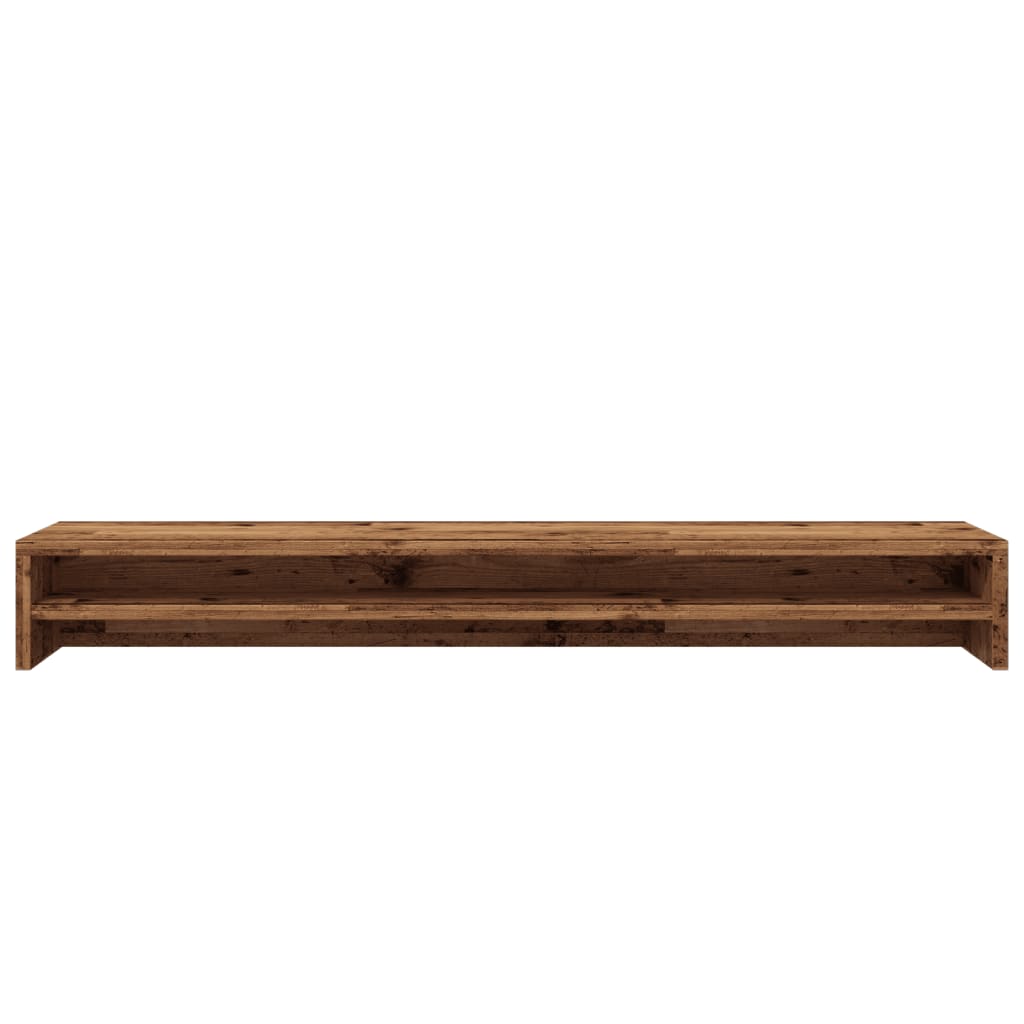 Stalak za monitor boja drva 100 x 24 x 13 cm konstruirano drvo