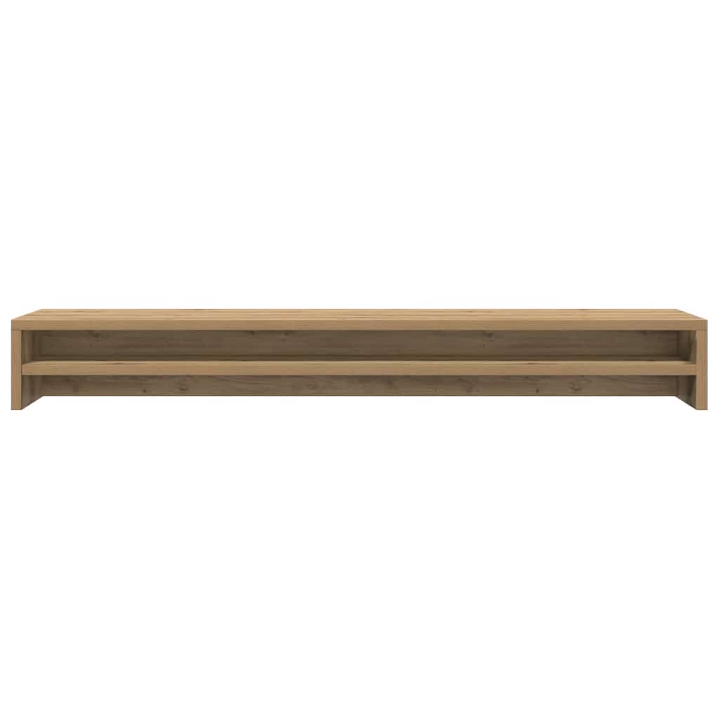 Stalak za monitor Artisan hrast 100x24x13 cm Konstruirano drvo