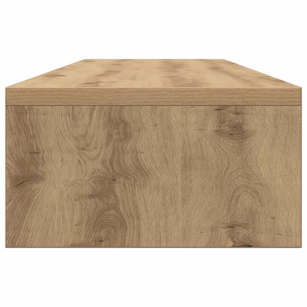 Stalak za monitor Artisan hrast 100x24x13 cm Konstruirano drvo