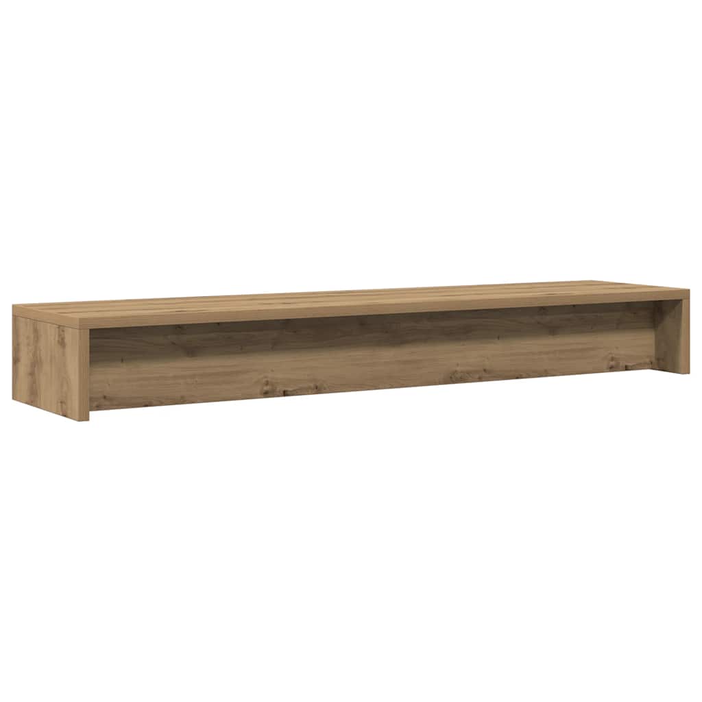 Stalak za monitor Artisan hrast 100x24x13 cm Konstruirano drvo