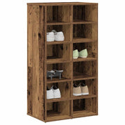 Stalak za cipele staro drvo 54x34x100,5 cm konstruirano drvo