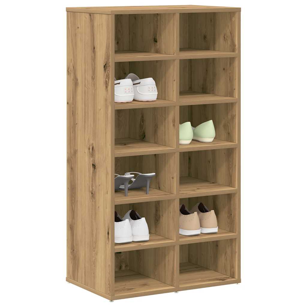 Stalak za cipele Artisan hrast 54x34x100,5 cm izrađeno drvo