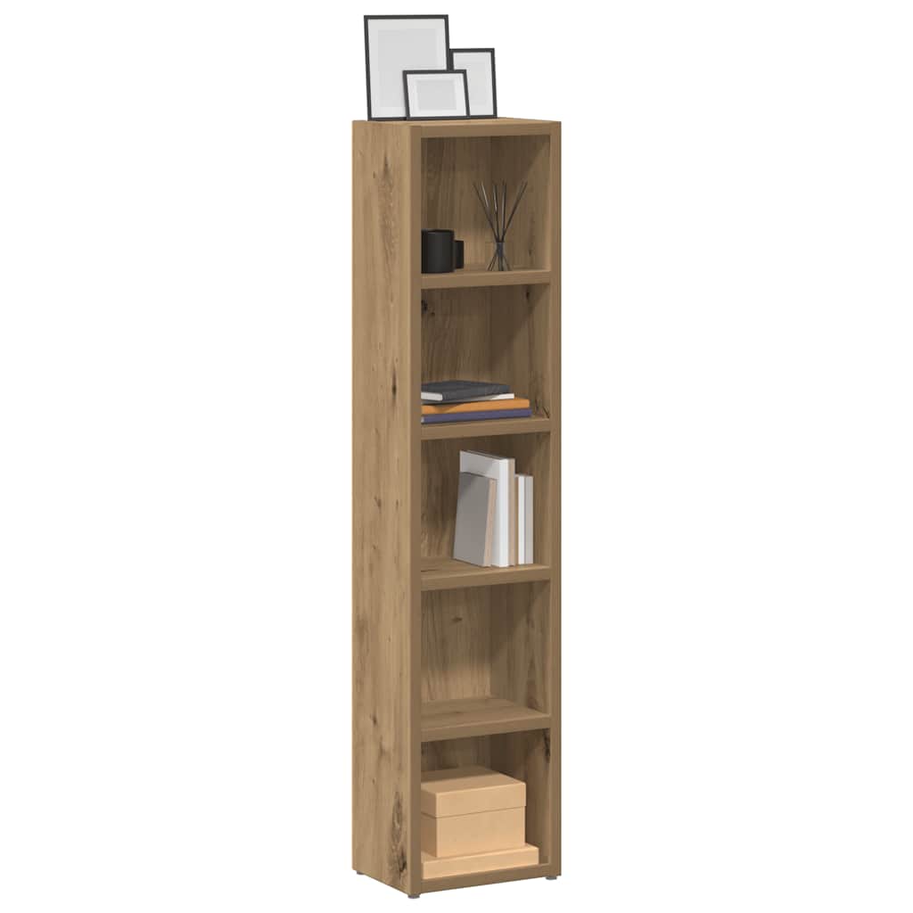 Ormarići za CD-ove 2 kom boja hrasta 21 x 16 x 93,5 cm drveni
