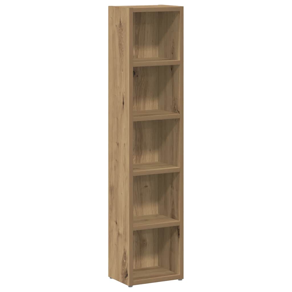 Ormarići za CD-ove 2 kom boja hrasta 21 x 16 x 93,5 cm drveni