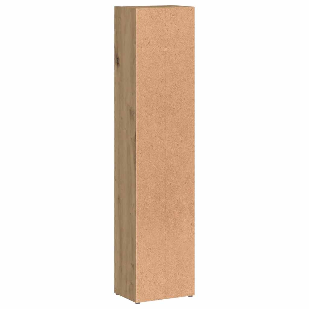 Ormarići za CD-ove 2 kom boja hrasta 21 x 16 x 93,5 cm drveni