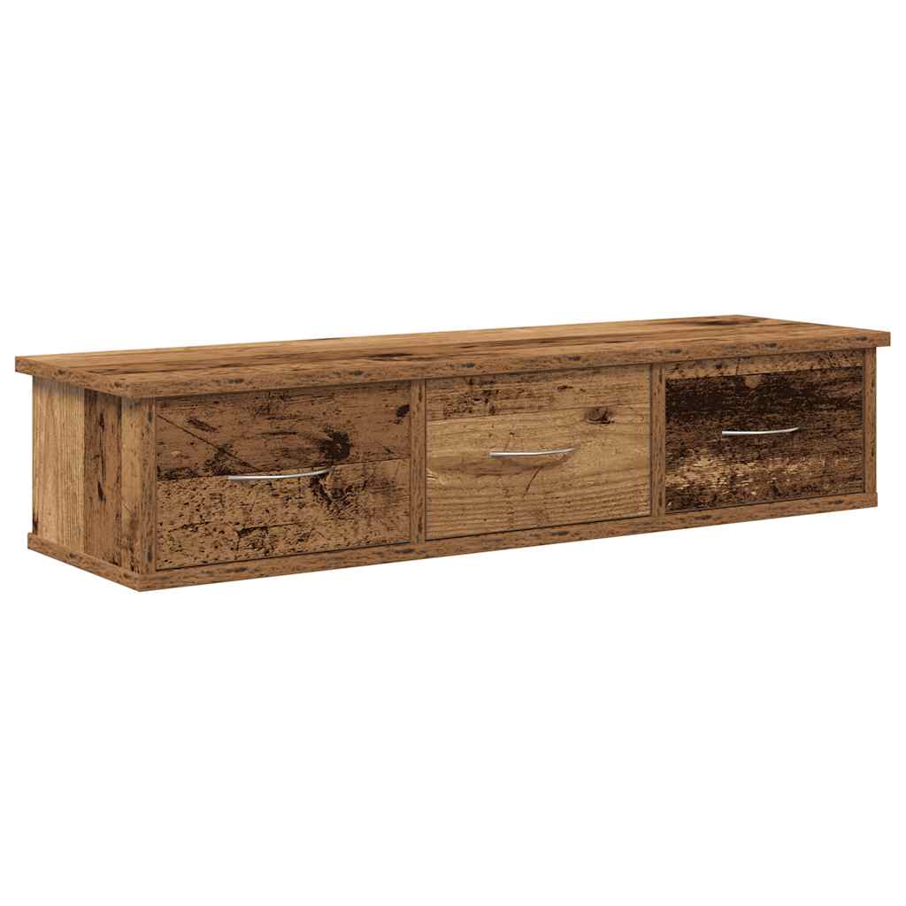 Zidni ormarić staro drvo 88x26x18,5 cm konstruirano drvo