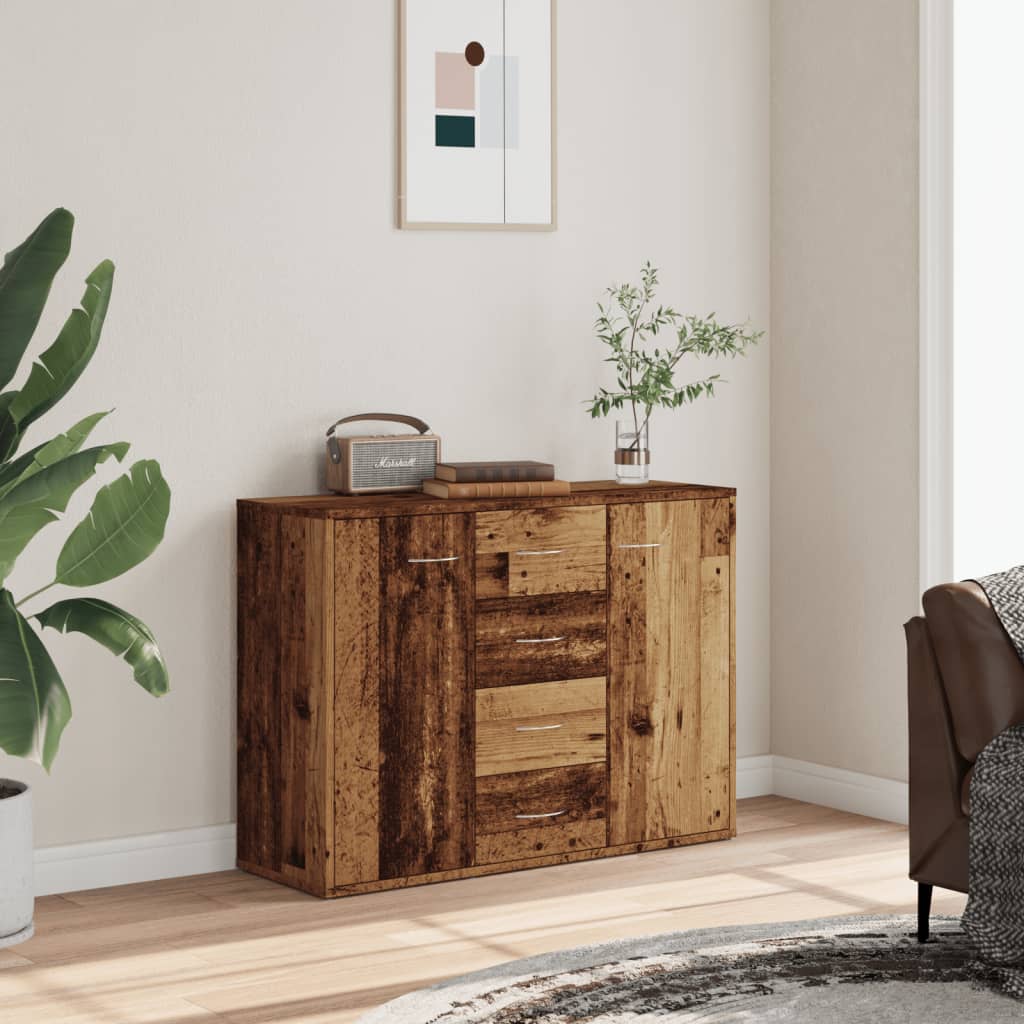 Komoda boja starog drva 88x30x64 cm od konstruiranog drva