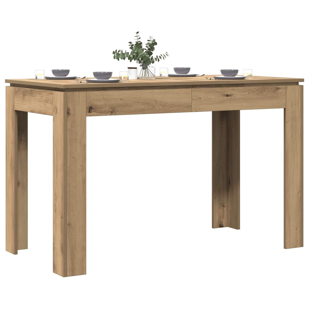 Blagovaonski stol Artisan hrast 120x60x76 cm izrađeno drvo