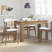Blagovaonski stol Artisan hrast 120x60x76 cm izrađeno drvo