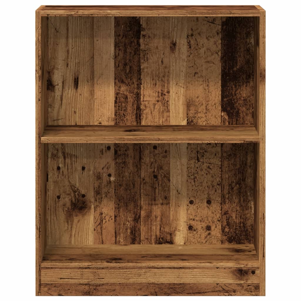 Regal za knjige boja starog drva 60x24x76 cm konstruirano drvo