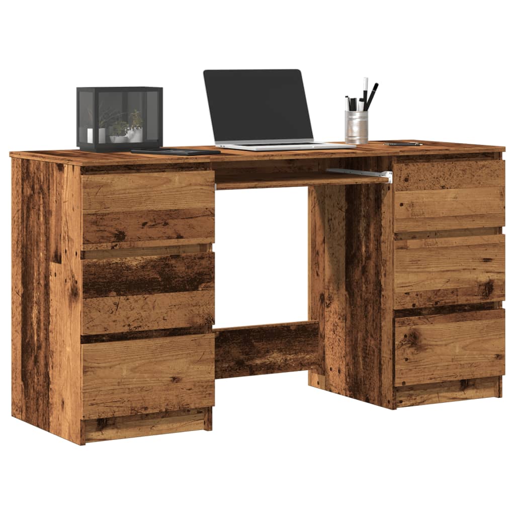 Pisaći stol staro drvo 140x50x77 cm konstruirano drvo