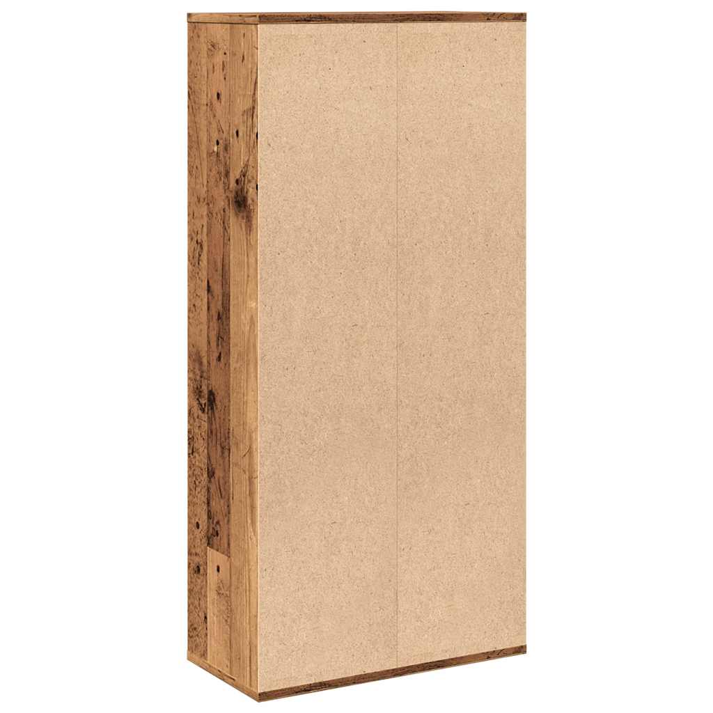 Ormar za knjige staro drvo 50x25x104 cm