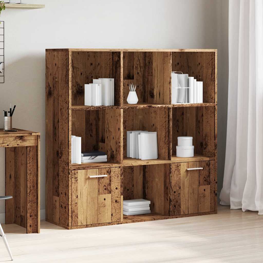 Ormar za knjige staro drvo 98x29x97,5 cm konstruirano drvo