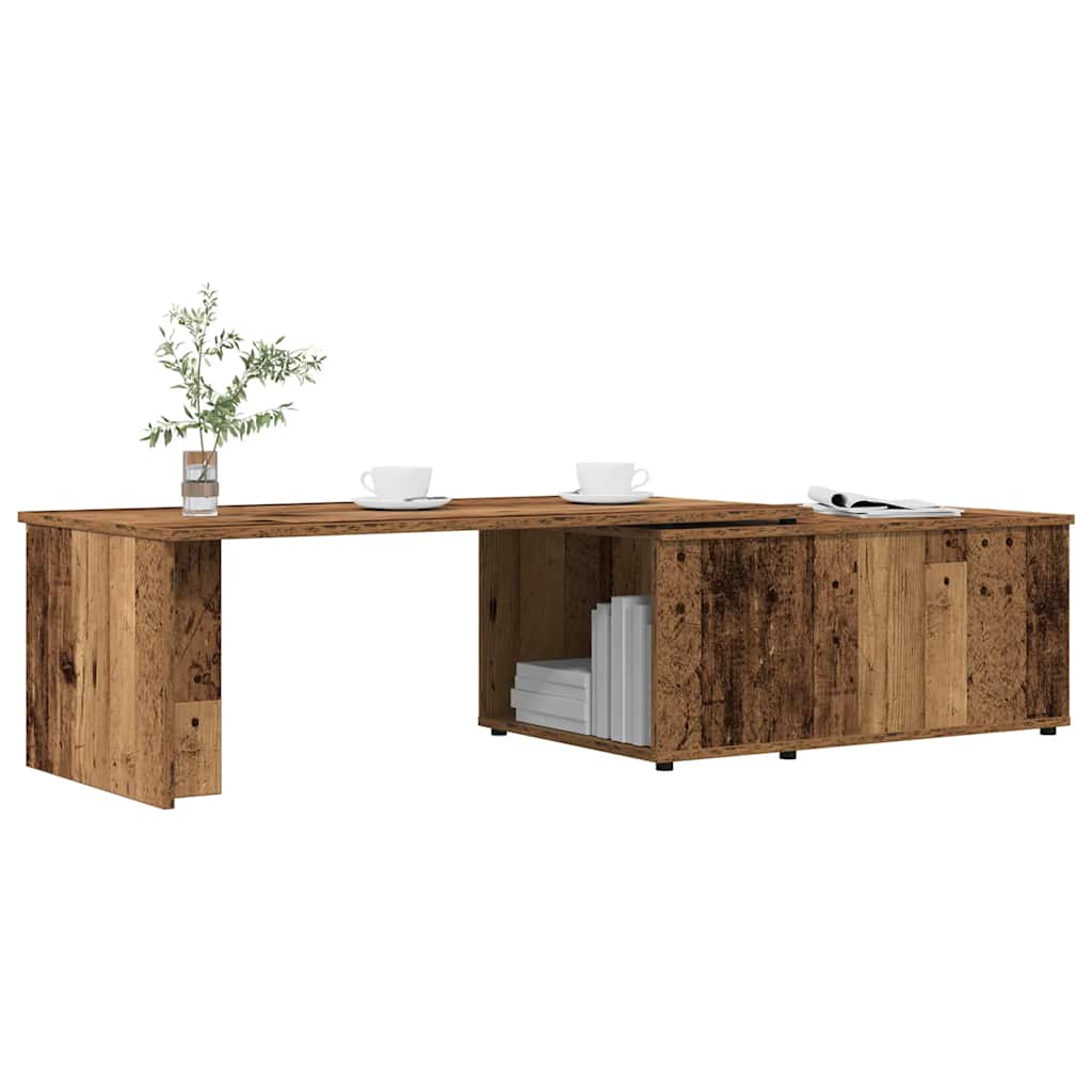 Stol za kavu staro drvo 150x50x35 cm konstruirano drvo