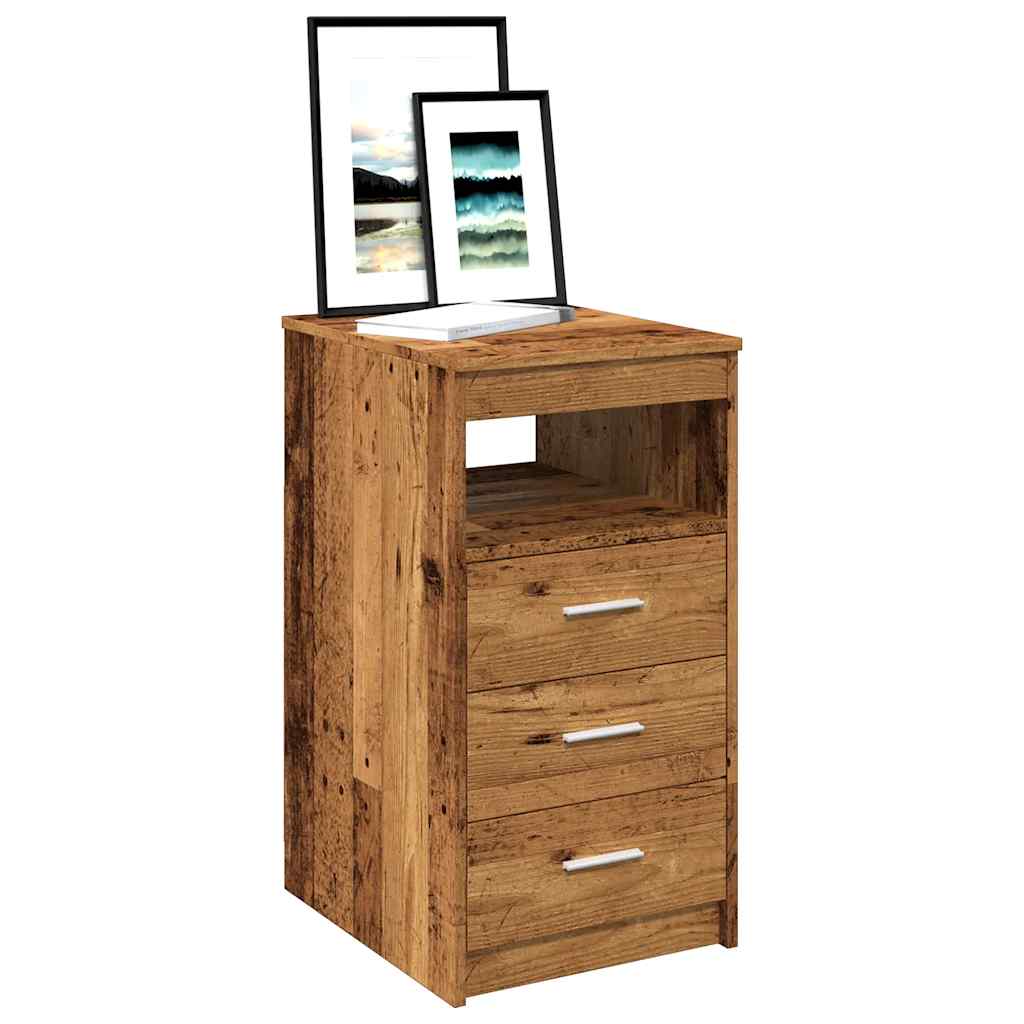 Ormar s ladicama staro drvo 40x50x76 cm konstruirano drvo