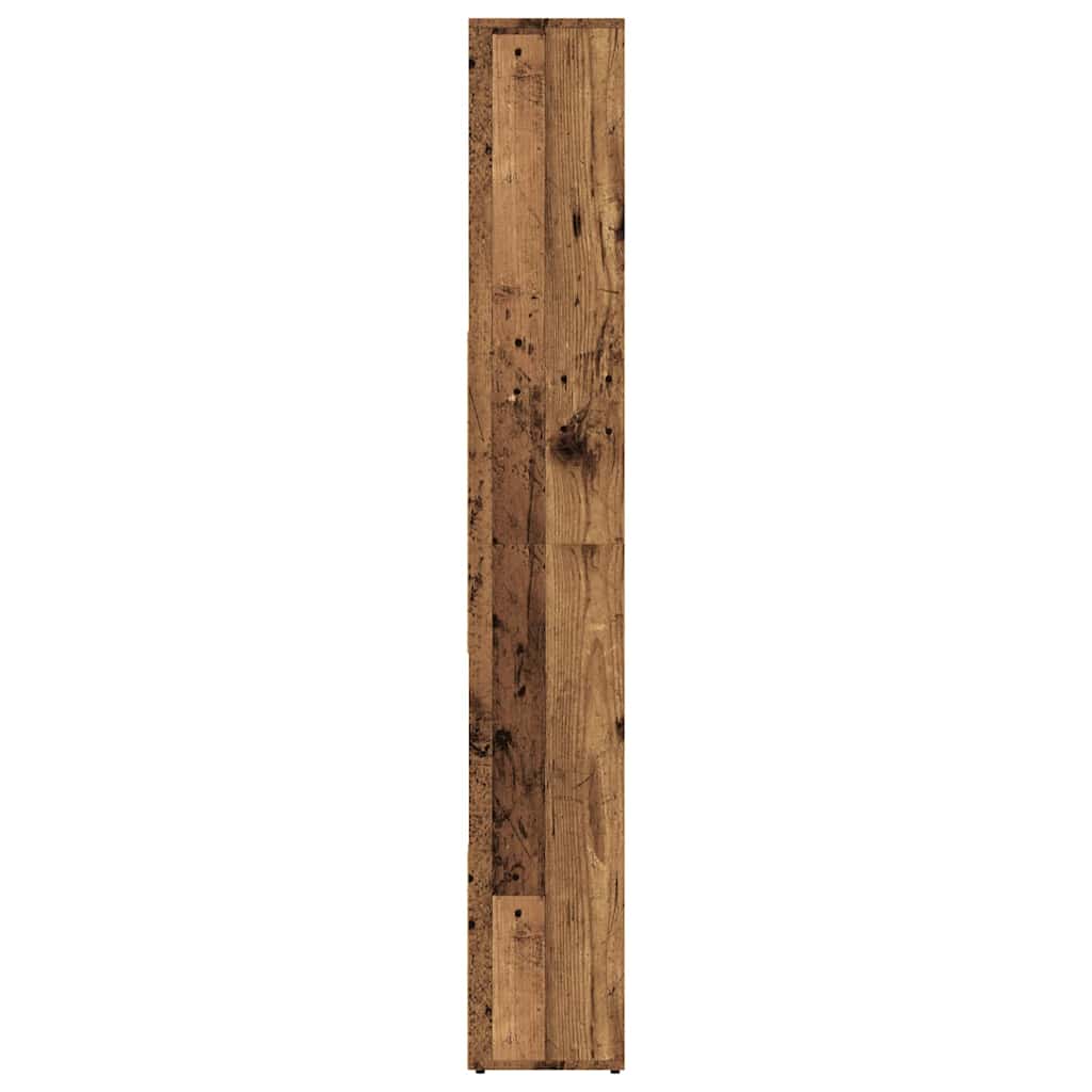 Regal za knjige boja starog drva 67x24x161 cm konstruirano drvo