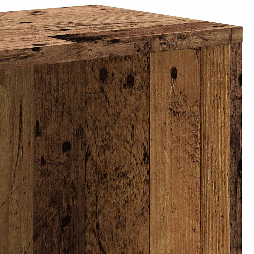 Regal za knjige boja starog drva 67x24x161 cm konstruirano drvo
