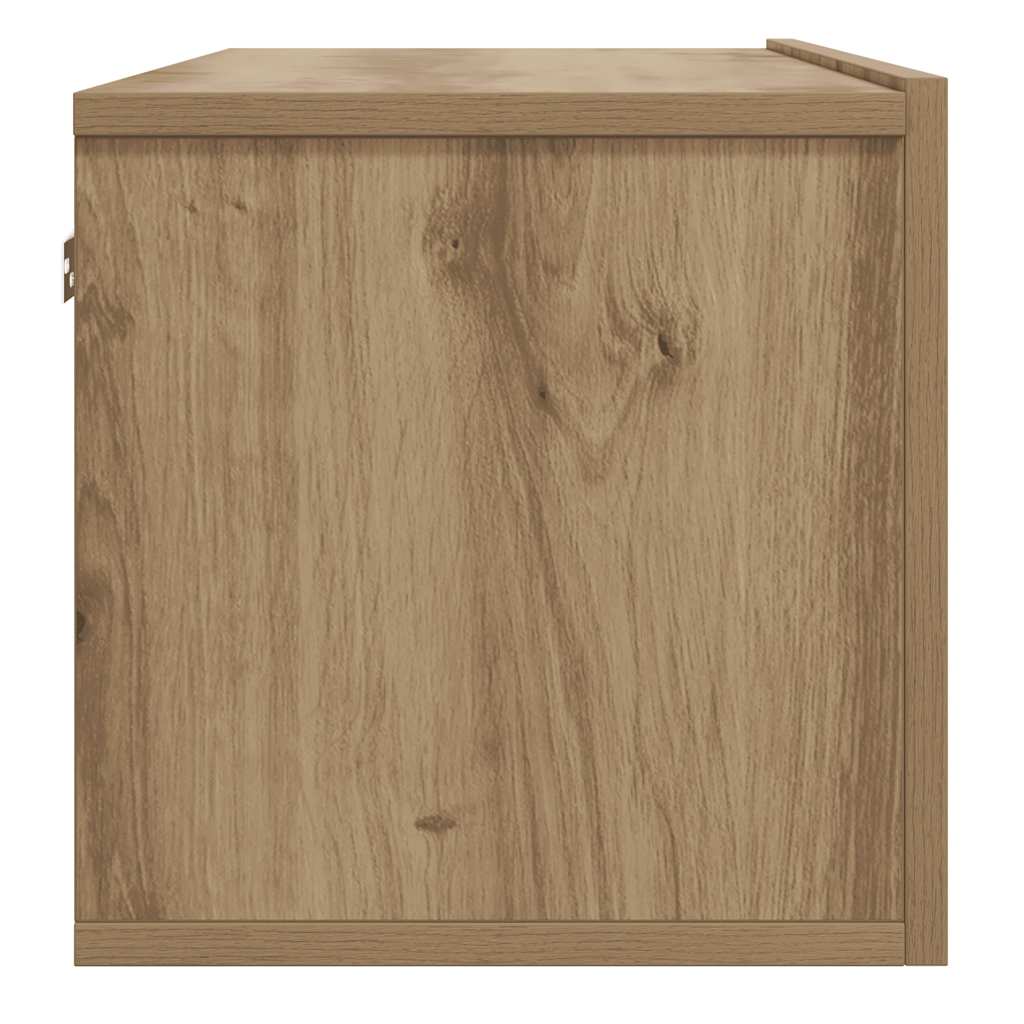 Zidni TV ormarić boja hrasta 100 x 30 x 30 cm konstruirano drvo