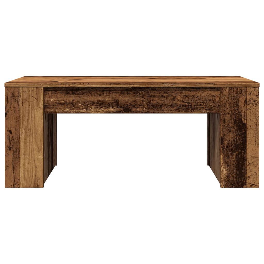 Stolić za kavu boja staro drvo 102x55x42 cm konstruirano drvo