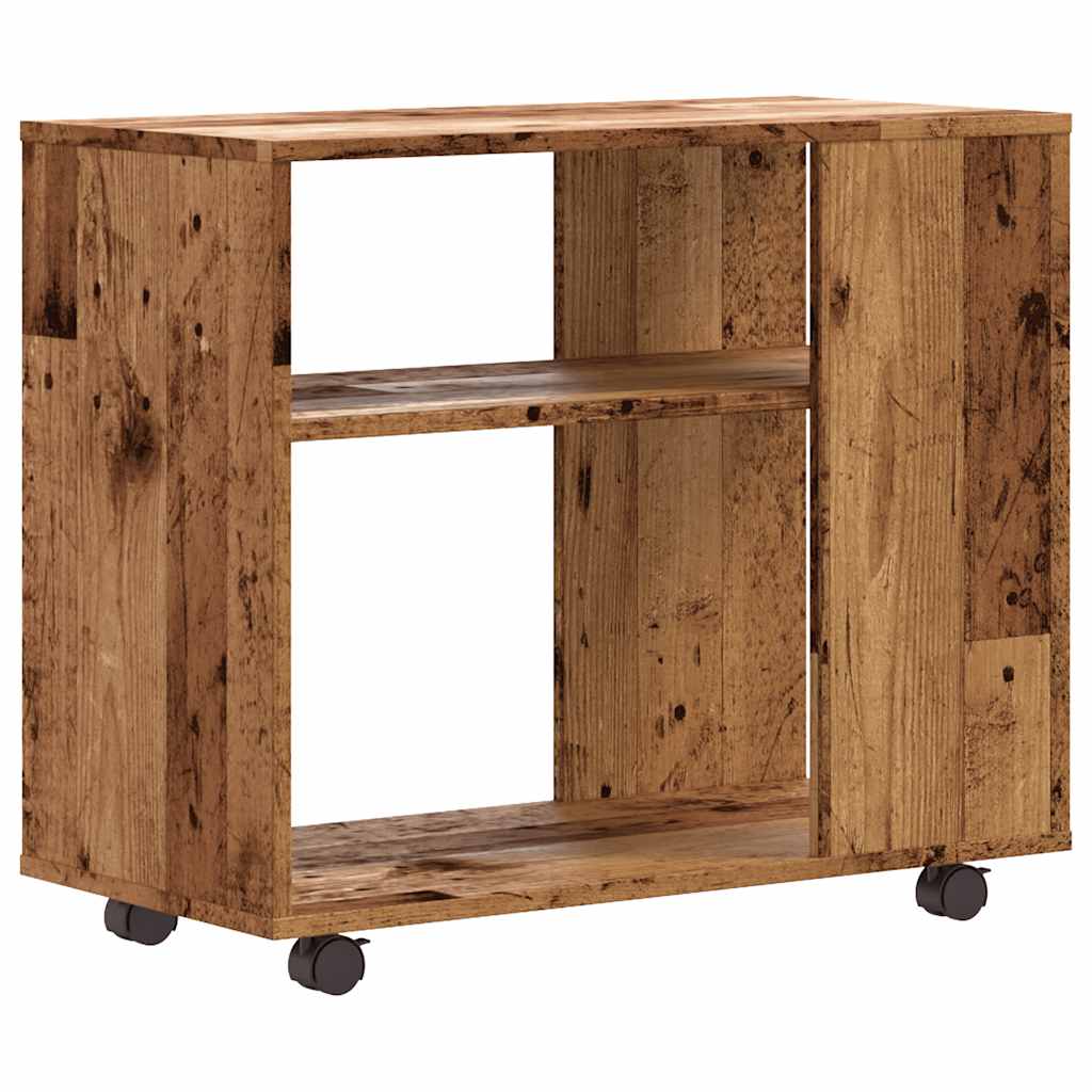 Pomoćni stol staro drvo 70x35x55 cm konstruirano drvo