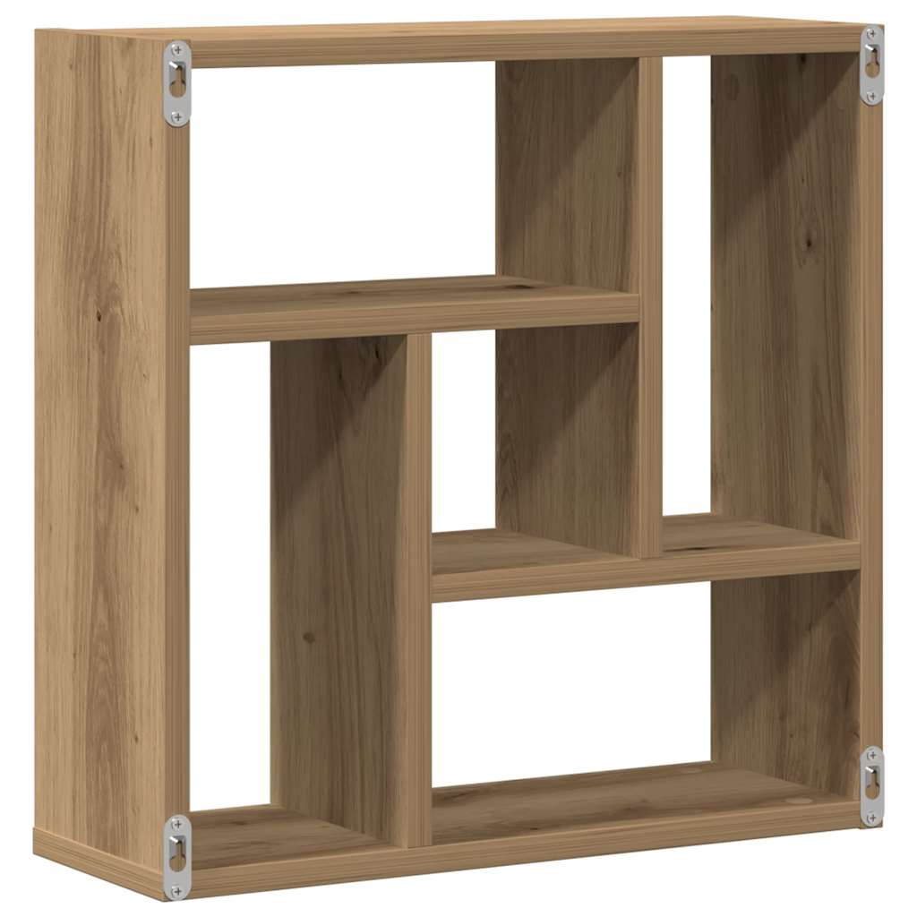 Zidna polica Artisan hrast 45x16x45 cm izrađeno drvo